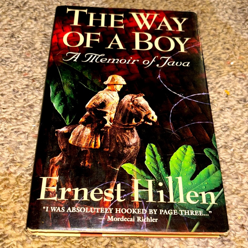 Hard cover novel.